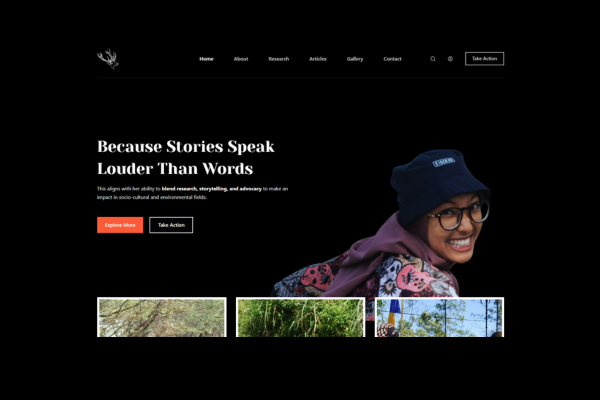 Portofolio homepage